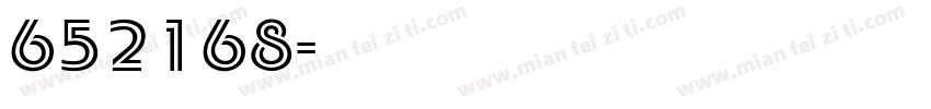 652168字体转换