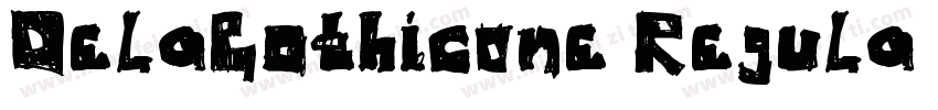DelaGothic0ne-Regula字体转换