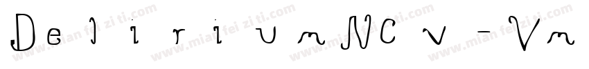 DeliriumNcv-Vm5e字体转换