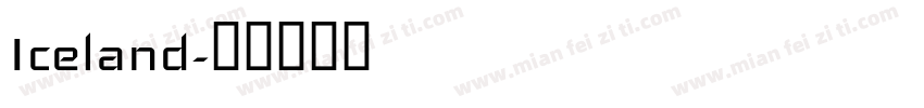 Iceland字体转换