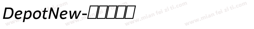 DepotNew字体转换