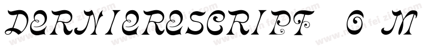 DerniereScript-6O5M字体转换