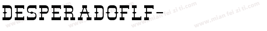 DesperadoFLF字体转换