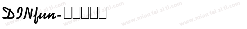 DINfun字体转换