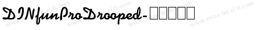 DINfunProDrooped字体转换