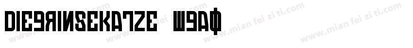 DieGrinsekatze-WGAO字体转换