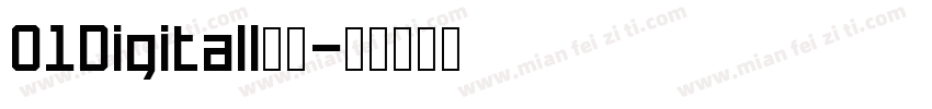01Digitall字体字体转换