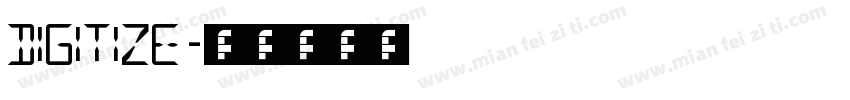 Digitize字体转换