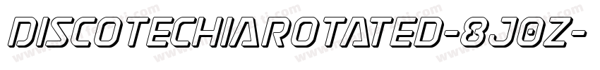 DiscotechiaRotated-8J0z字体转换