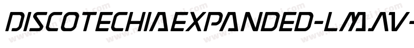 DiscotechiaExpanded-lmAV字体转换