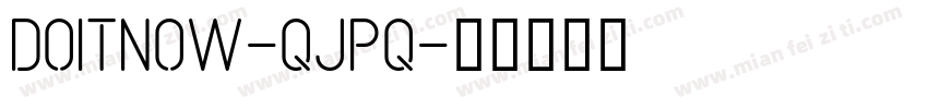 DoItNow-qJpq字体转换