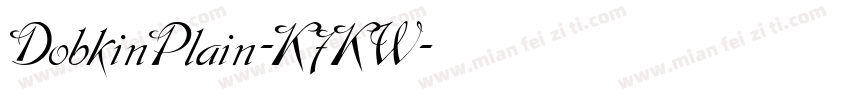 DobkinPlain-K7KW字体转换