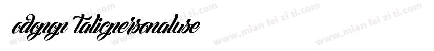 DodopopItalicpersonaluse-G19Z字体转换