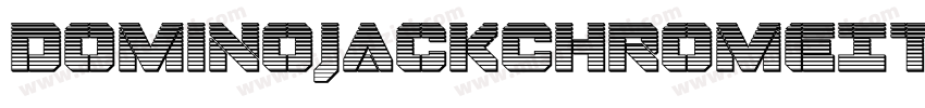 DominoJackChromeItalicItalic-nWL4字体转换