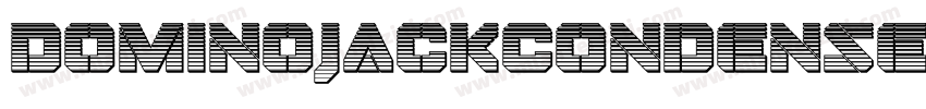 DominoJackCondensedCondensed-1AnM字体转换
