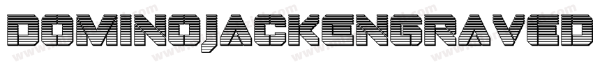 DominoJackEngraved-BwGn字体转换