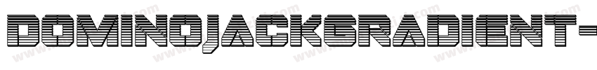 DominoJackGradient-Mepv字体转换