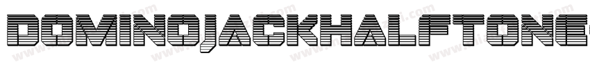 DominoJackHalftone-2A1X字体转换