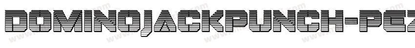 DominoJackPunch-PEZE字体转换