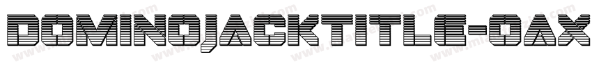 DominoJackTitle-oaxz字体转换