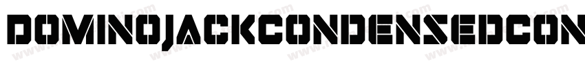 DominoJackCondensedCondensed-1AnM字体转换