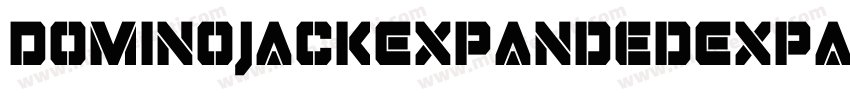 DominoJackExpandedExpanded-YRXL字体转换