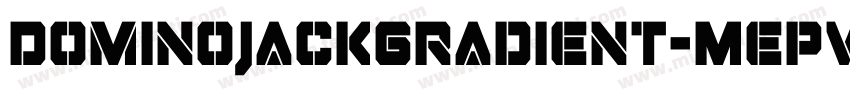 DominoJackGradient-Mepv字体转换