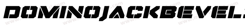 DominoJackBevelItalicItalic-9Ro0字体转换