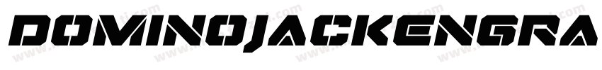 DominoJackEngravedItalicItalic-81eA字体转换