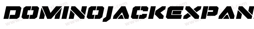 DominoJackExpandedItalicExpandedItalic-rZ3K字体转换