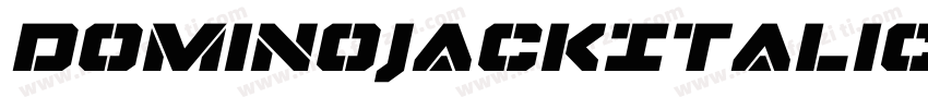 DominoJackItalicItalic-wn39字体转换