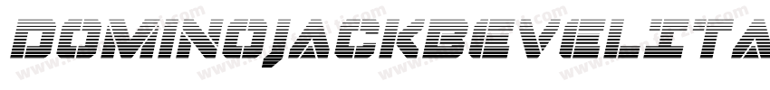DominoJackBevelItalicItalic-9Ro0字体转换