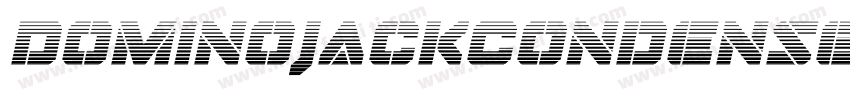 DominoJackCondensedItalicCondensedItalic-RZ0e字体转换