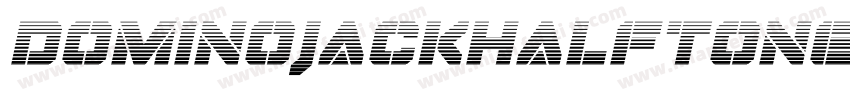 DominoJackHalftoneItalicItalic-vlvL字体转换