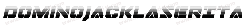 DominoJackLaserItalicItalic-meZv字体转换