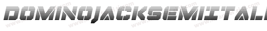 DominoJackSemiItalicSemiItalic-X1XK字体转换
