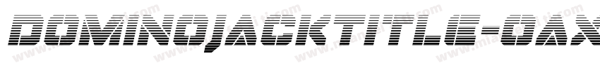 DominoJackTitle-oaxz字体转换