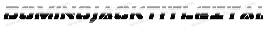 DominoJackTitleItalicItalic-4zyD字体转换
