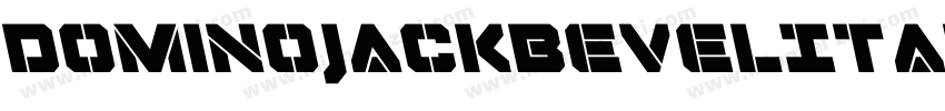 DominoJackBevelItalicItalic-9Ro0字体转换