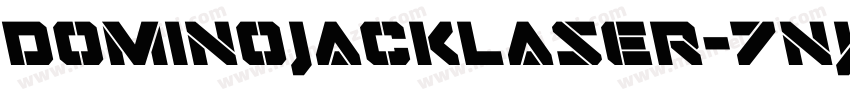 DominoJackLaser-7njD字体转换
