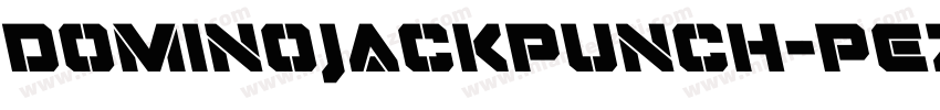 DominoJackPunch-PEZE字体转换
