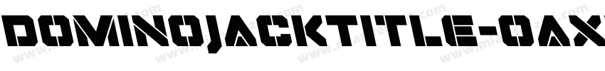 DominoJackTitle-oaxz字体转换