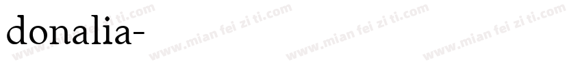 donalia字体转换