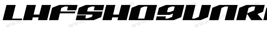 LHFShogunRegular字体转换