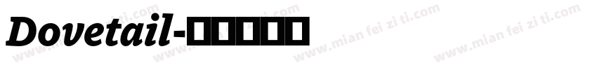 Dovetail字体转换