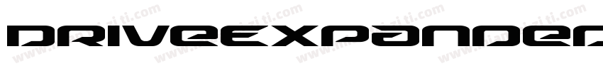 DriveExpandedItalic-r6xK字体转换