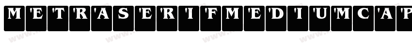 MetraSerifMediumCaps字体转换
