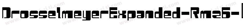 DrosselmeyerExpanded-Rmz6字体转换