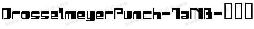 DrosselmeyerPunch-7aMB字体转换