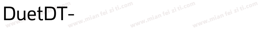 DuetDT字体转换